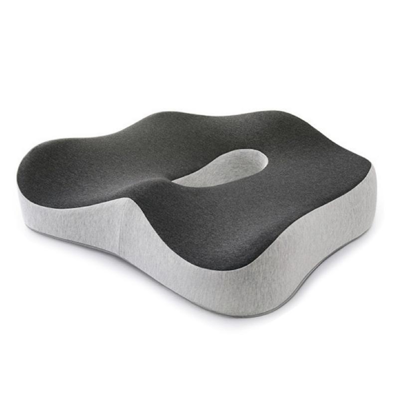 Ergonomic Coccyx Pillow with Removable Washable Cover Support for Long Sitting Hour Office Car