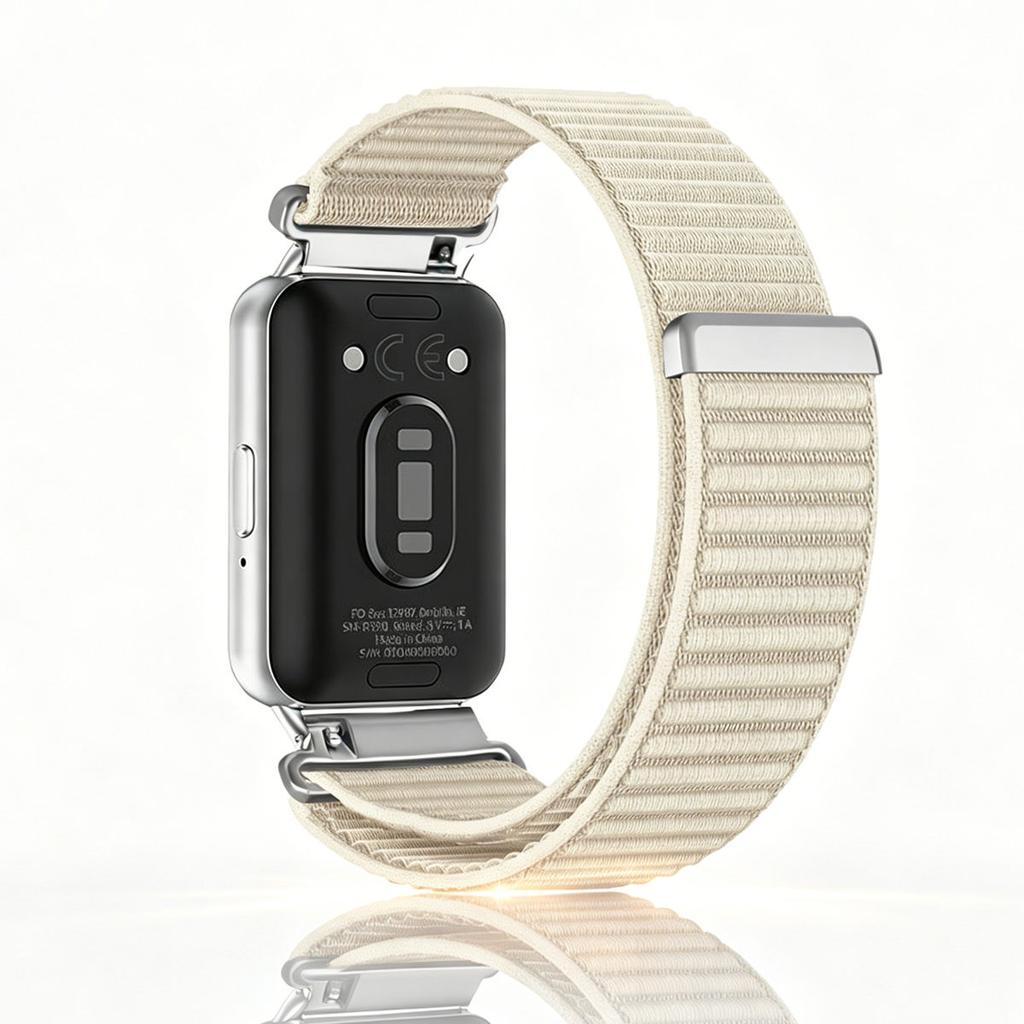 Para Samsung Galaxy Fit 3 Correa de Metal+Nylon para Accesorios de Smartwatch Samsung Fit3 Pulsera para Fit 3 SM-R390 Correa de Pulsera