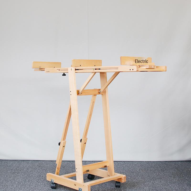 Adjustable Beech Wood Easel: Floor & Tabletop Folding Stand for Sketching & Oil Painting