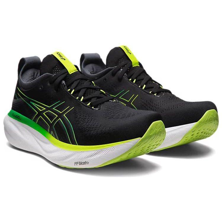 Asics Gel Nimbus 25 Black Lime Zest Men Sneakers 1011B547-003