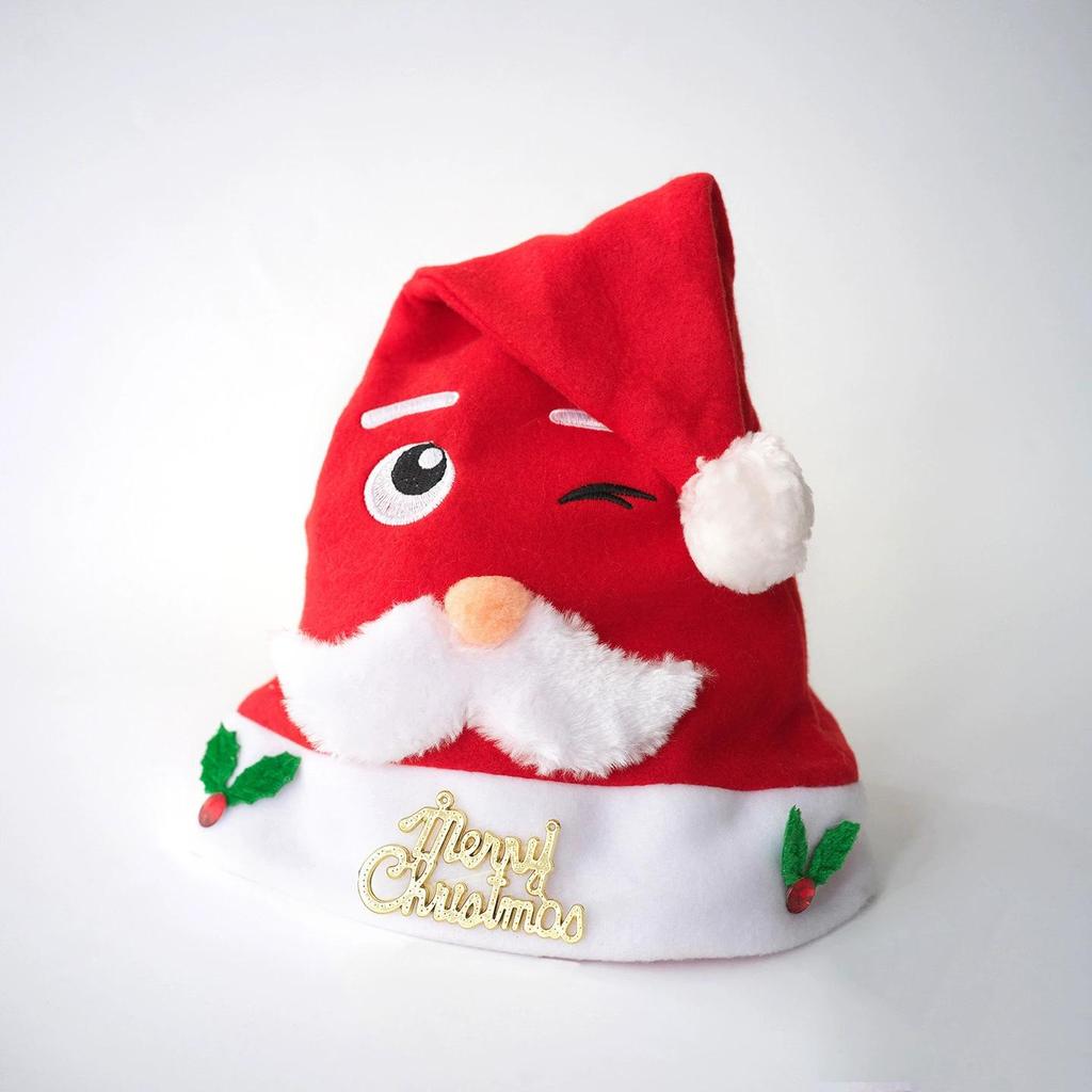 2025 Christmas Snowman & Deer Antler Hat for Kids & Adults - Festive Plush Decoration