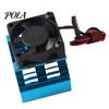 Metal Electric Motor Heat Sink 5V Cooling Fan for RC Parts 1/10 Car 540 550