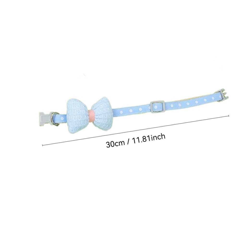 Cute Bow Pet Collar Adjustable Safety Puppy Neck Strap Delicate Candy Color Pet Accessories Pet