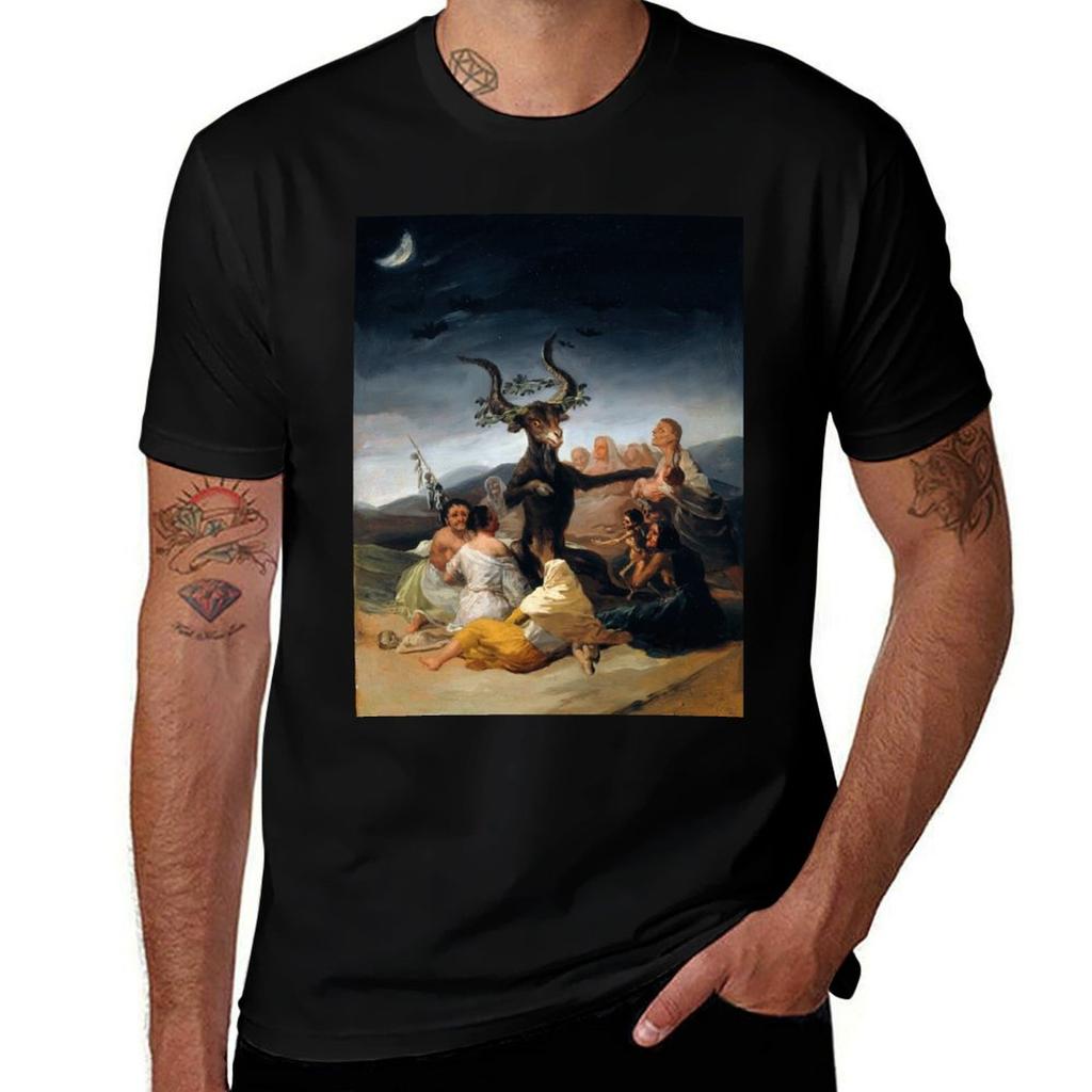Witches Sabbath By Francisco De Goya Tshirt Durable Work Wear Tshirt