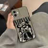 K-NirvanaS B-RockS Band Phone Case Black Phone Case For IPhone 17/16/15/13/14 Pro Max/ 11Plus/X/Xr/Xs Max 13mini