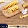 Tornado Potato & Vegetable Cutter: Manual Barbecue & Multifunctional Roller Kitchen Tool