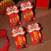Dopamine Cartoon Lion Doorbell Magnetic Suction Chinese New Year Ornament  Home Ornament