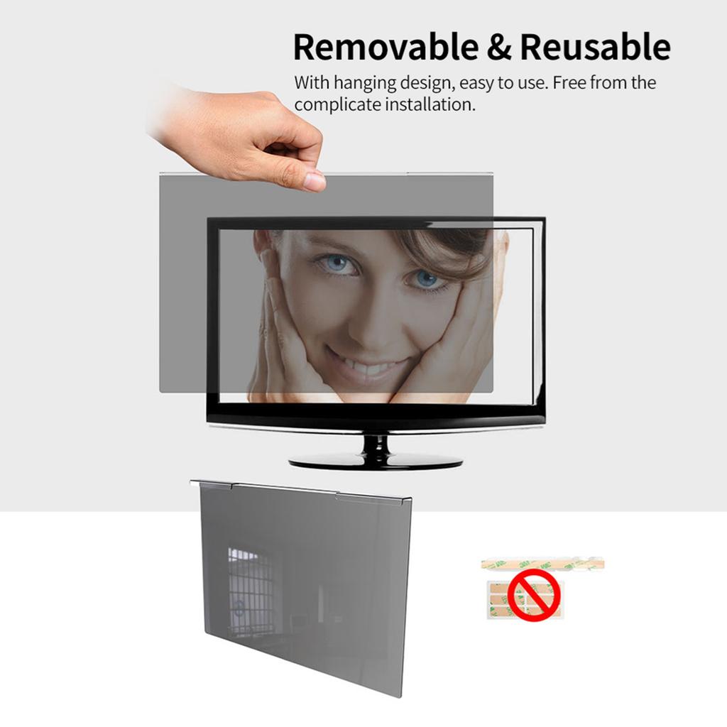 Widescreen Monitor Hanging  Screen Filter Anti UV Film High Transmittance Eye Protection Film for 23 24   Desktop