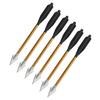6Pcs   Arrows Double Screw Fixing Aluminum Alloy Shooting Bow Arrows Archery Accessory 6.75in