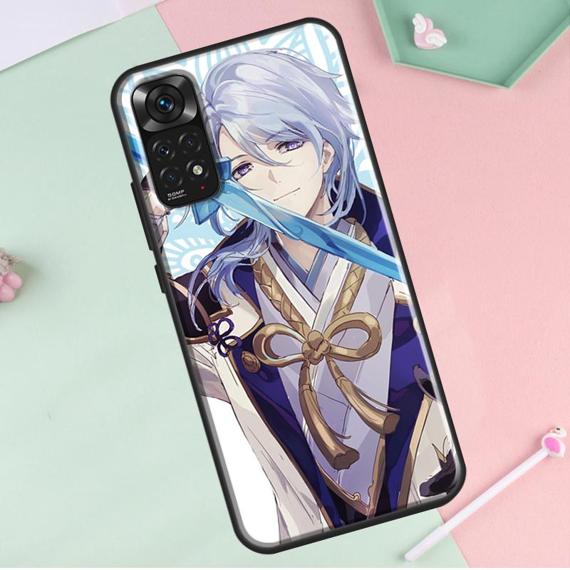 Kamisato Ayato Genshin Impact Für Redmi Note 12 Pro Plus Hülle Für Redmi Note 10 8 9 11 Pro 12S 11S 10S 9S 9C 10C 12C Hülle