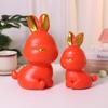 Cute Zodiac Rabbit Piggy Bank Resin Home Decor & Gift