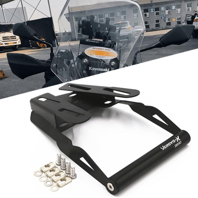 

Versys X300 Держатель подставки GPS-навигационная пластина Кронштейн Держатель мобильного телефона для VERSYS X300 Опорный кронштейн