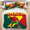 Biancheria da letto Legacy di Ronaldo (1 * copripiumino + 2 * federa, senza nucleo) Copripiumino e federa morbidi e confortevoli Regalo di Natale per compleanno