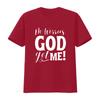 No Worries God Got Me African American Christian Quote T Shirt Vintage Washed Casual Breathable Soft Fashion Stylish Versatile