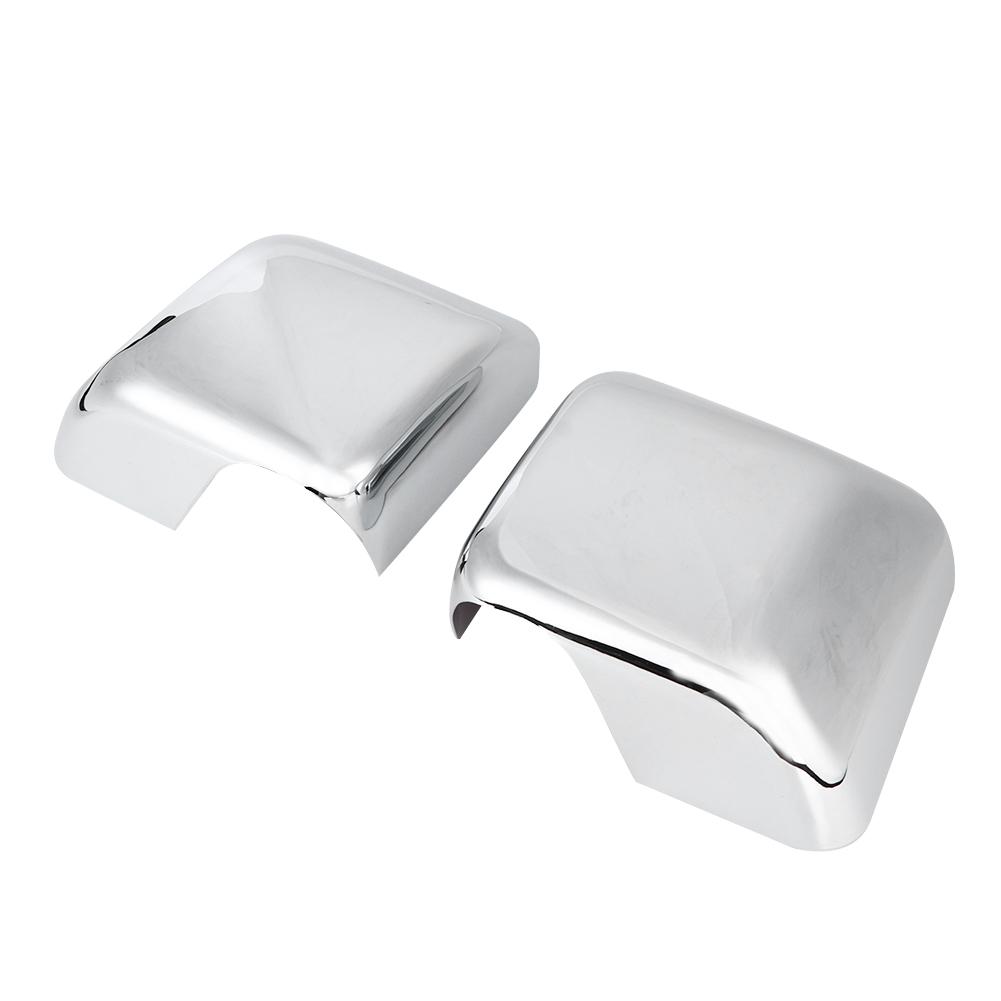 2pcs Side Wing Rear Mirror Protector Rearview Cover Trim Fits for   JL 2018+(Carbon   )