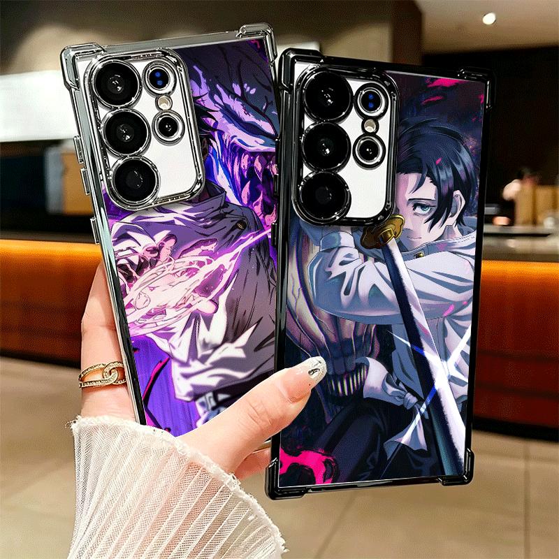 Anime Yuta Okkotsu JUJUSU Soft Phone Case For Samsung Galaxy S26 Ultra S25 Edge S24 FE S23 Plus S22 S21 + S20 Plating Anti-Fall