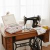 Print Design Sewing Basket Mending Storage Sewing Kit Tools Sewing Organizer Box  Household Storage