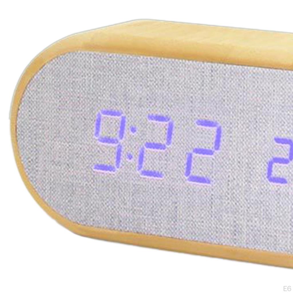 Clock, Snooze Function Multifunctional Clock for Bedroom Bedside Digital