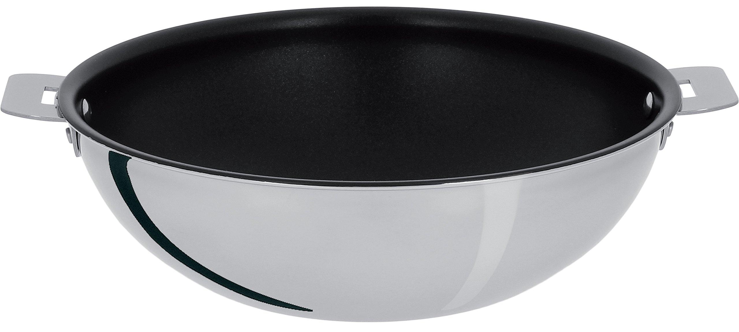 

CRISTEL wok 28cm Gas IH compatible WOKT28QE Japanese Made in France Non-stick [Authorized product]