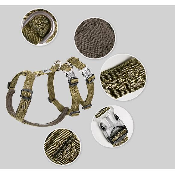 TRUELOVE Pet Harness Double-H Nylon Personalized Dog Harness NO PULL Reflective Breathable Adjustable YH1803