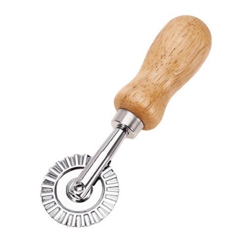 Edelstahl-Knödelprägung, seitlich geprägte Keksform, Handschneidemaschine zum Backen von Gebäckdekorationen, Rollradwerkzeugen