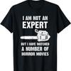 Horror Movie Lovers Halloween Costume Chainsaw Witty Quote T-Shirt