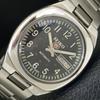 GENUINE VINTAGE SEIKO 5 AUTOMATIC JAPAN 6119C MENS BLACK DIAL WATCH A702518-1 R126-a702518