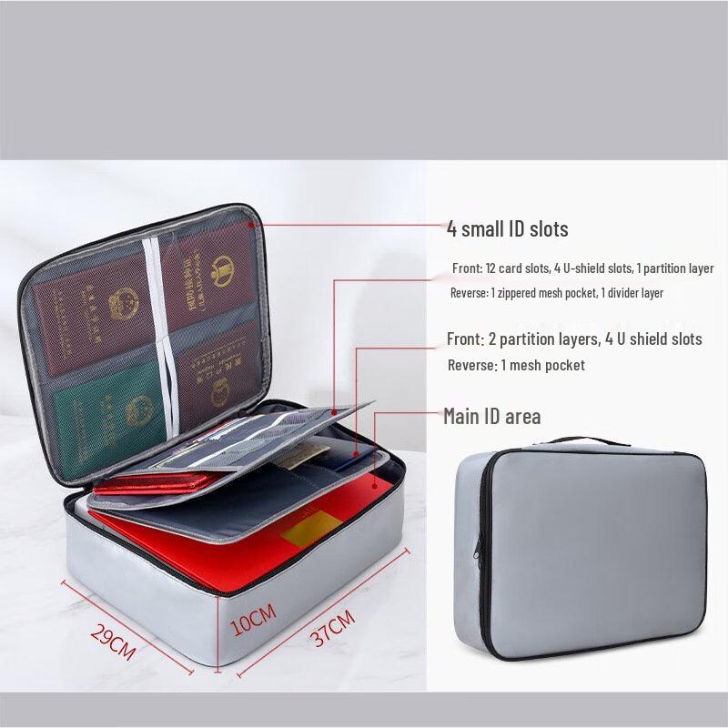 

Folding Document & File Storage Organizer Bag