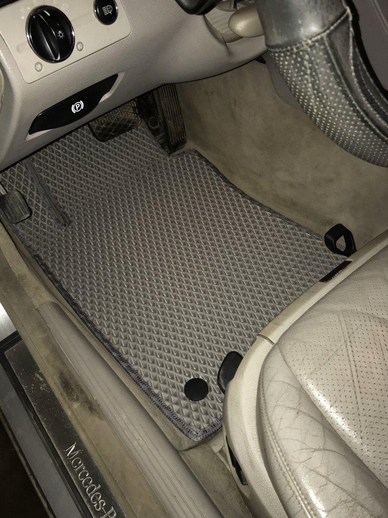 Covorașe EVA (gri) pentru Mercedes Clasa E W211 2002-2009