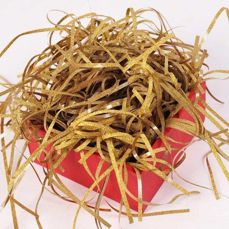 

1 упаковка, 20 г, блестящая рафия, измельченная бумага, подарочная упаковка для свадебной вечеринки, наполнитель коробки для конфет, наполнители для подарочной коробки на день рождения, поставки
