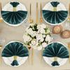 M 100 Pcs Dark Green Satin Napkins and Napkin Rings Set, 17 X 17 Inch Square Cloth Napkins Set of 50, Silky Soft Table Napkins Bulk