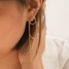 Luxury Tassel Earrings for Women Hypoallergenic Titanium Steel Elegant Dangle Earrings Fade Resistant