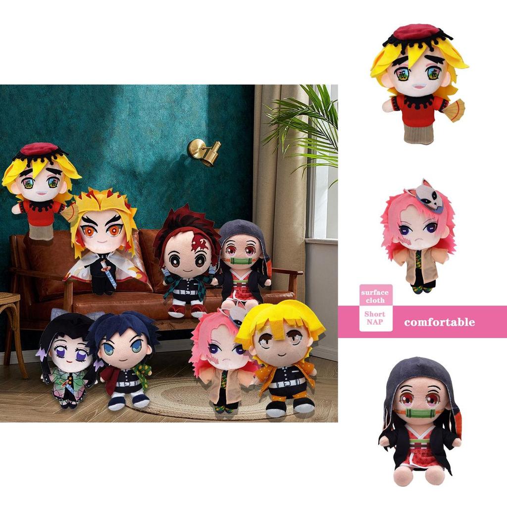 78in Demon Anime Slayer Kimetsu No Yaiba Soft Plush Doll Stuffed Kids Toy Gift