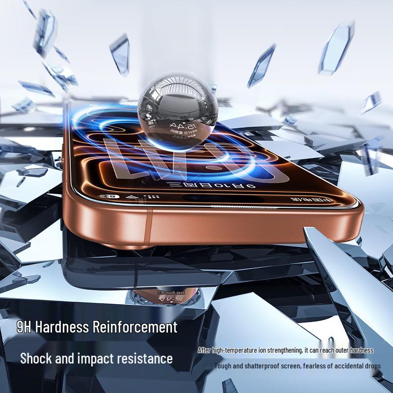 Glänzender Teufel iPhone Blickschutz Panzerglas Displayschutz