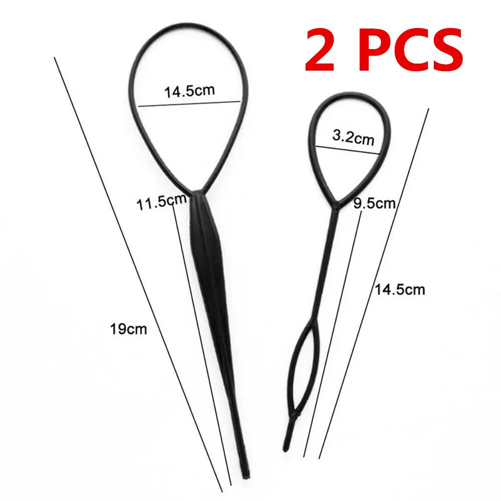 Sponge Plastic Loop Curly Hair Maker Hair Scrunchie Headband Twist Donut Bun Curler Hairbands Hairstyle Tools