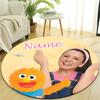 Personalized M-Ms Rachel Round Chair Office Rug - Perfect for Mat, Office Chair & More - Ideal Gift for Birthdays and Holidays