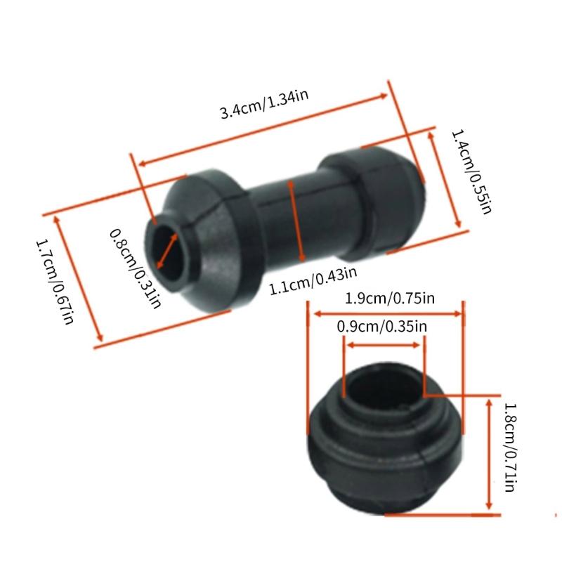 Brake Upper Lower Pump Caliper Shock Absorbers Sleeve Dust Cover Rubber Disc Cap