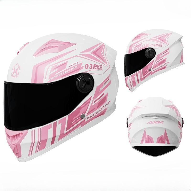 Motorcycle Helmet Men's Winter Warm Locomotive Electric Car Women's Four Seasons Universal Safety Helmet