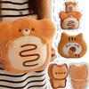 Cheese Bear Cat Brown Gingerbread Capybara Biscuit Super Soft Baby Snacks Dessert Party Toys Animals Christmas Birthday Present