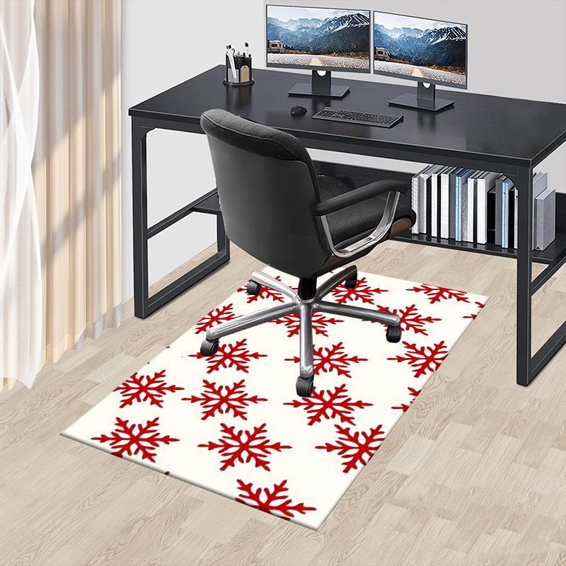 1PC snowflake winter Extra Large Non Slip Floor carpet, Office, family, Studio   Large Area Rug Indoor Rugs, Bold Statement Piece