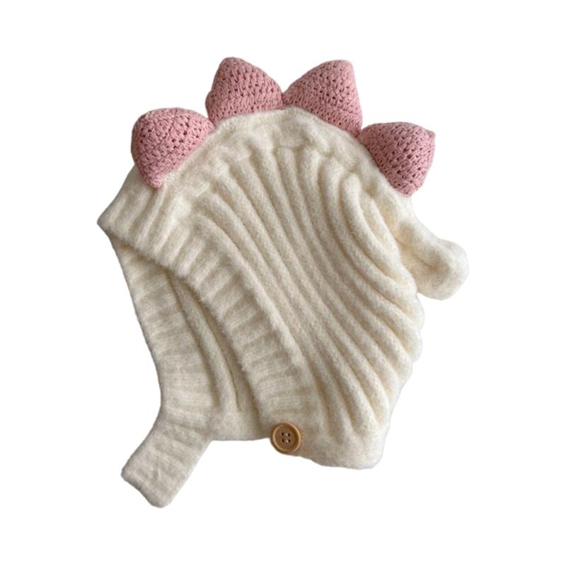 Children's Animal Pattern Bonnet Warm Winter Hat Soft Knitted Bonnet Caps Trendy Headwear for Outdoor Activity