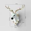 -Wall Decor Resin Decorations Wall Mount Hanging Statue Sculpture for Party Cabinet