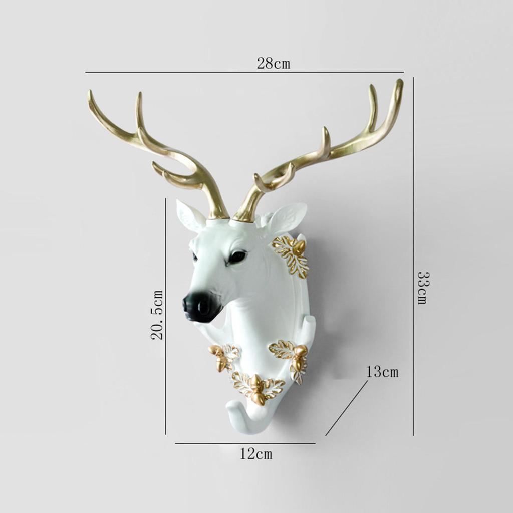 -Wall Decor Resin Decorations Wall Mount Hanging Statue Sculpture for Party Cabinet