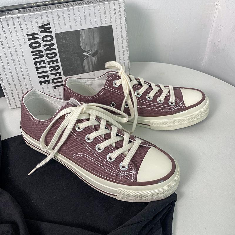 Summer Classic Low-top Retro Canvas Shoes Female Korean Version Harajuku Street Shooting Tide Student