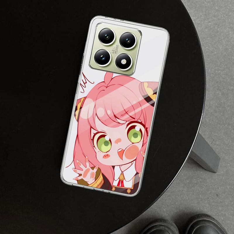 S-Spy Family Anya Phone Case Cover for Xiaomi Redmi Note 15 14 13 12 11 Pro Plus 14S 12S 11S 11T 11E 10S 10 Customized Fundas Re