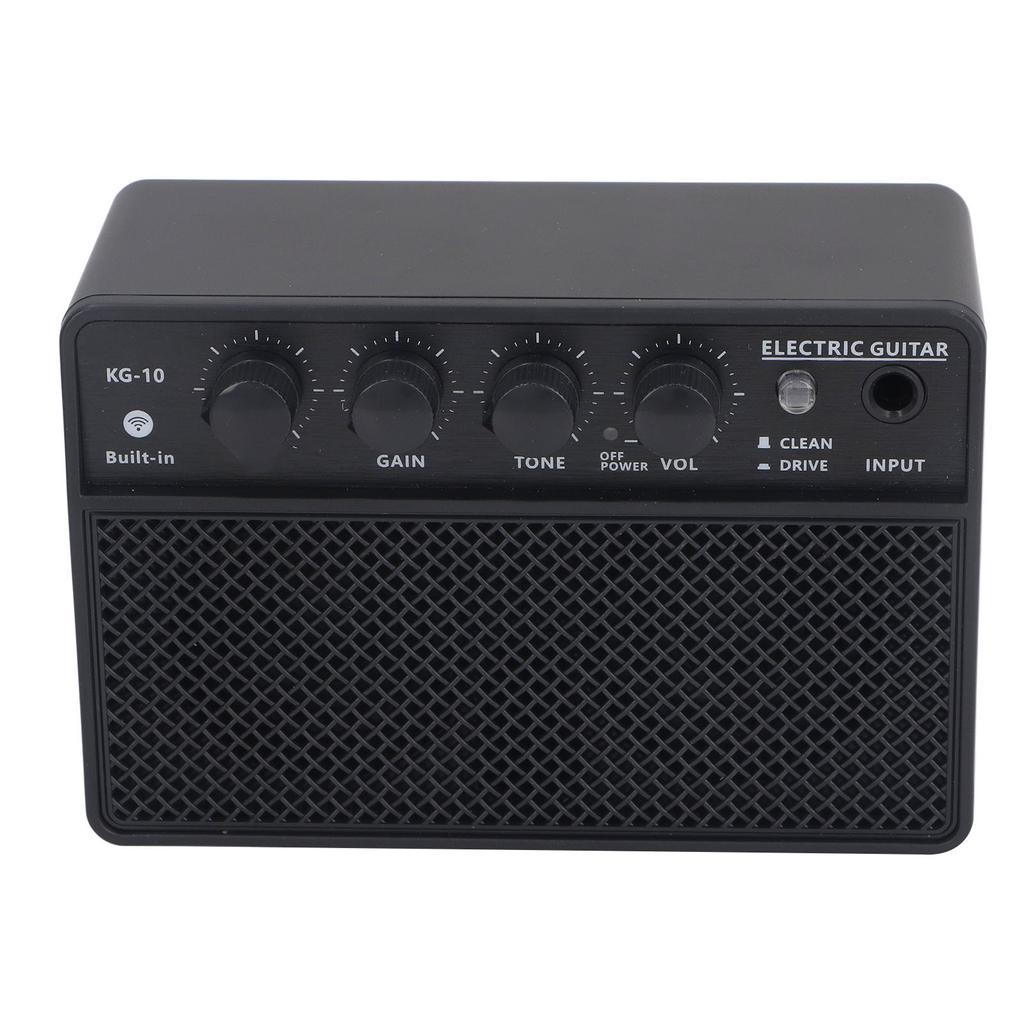 Electric Guitar Amp Kit Mini Portable Rechargeable Plastic 10W for Daily Practice