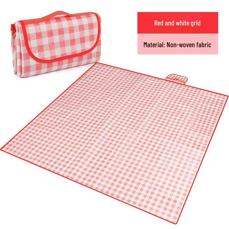 Portable Waterproof Outdoor Picnic Mat - Thick, Moisture-Proof, Non-Woven Fabric Lawn Cushion 100*150 cm