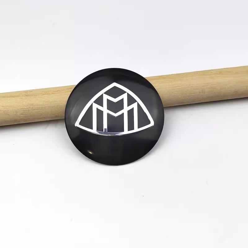 

4 шт. 56 мм Наклейки на ковпачки центральних дисків коліс автомобіля Аксесуари Для Mercedes Benz Brabus AMG Smart Maybach W205 W203 W206 W108 W124 W126 56mm&1 Set (4Pcs)