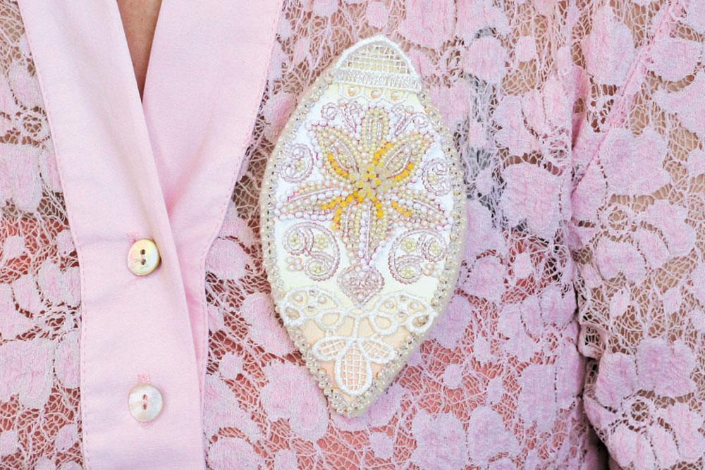 Perlenstickerei-Set Dekorationen auf natürlicher Kunstleinwand Abris Art