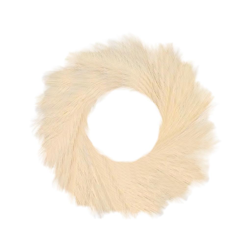 Simulation Of Frost Grass Vine Circle Bottom With Green Plants, Water Grass Vine Circle Flower Wreath, Without Battery